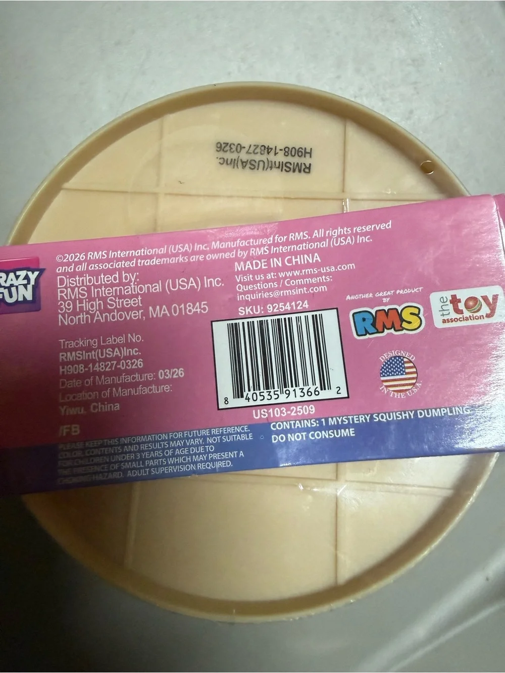 NEW RMS The Original Mystery Dumpling - Pink Purple Holographic Edition
